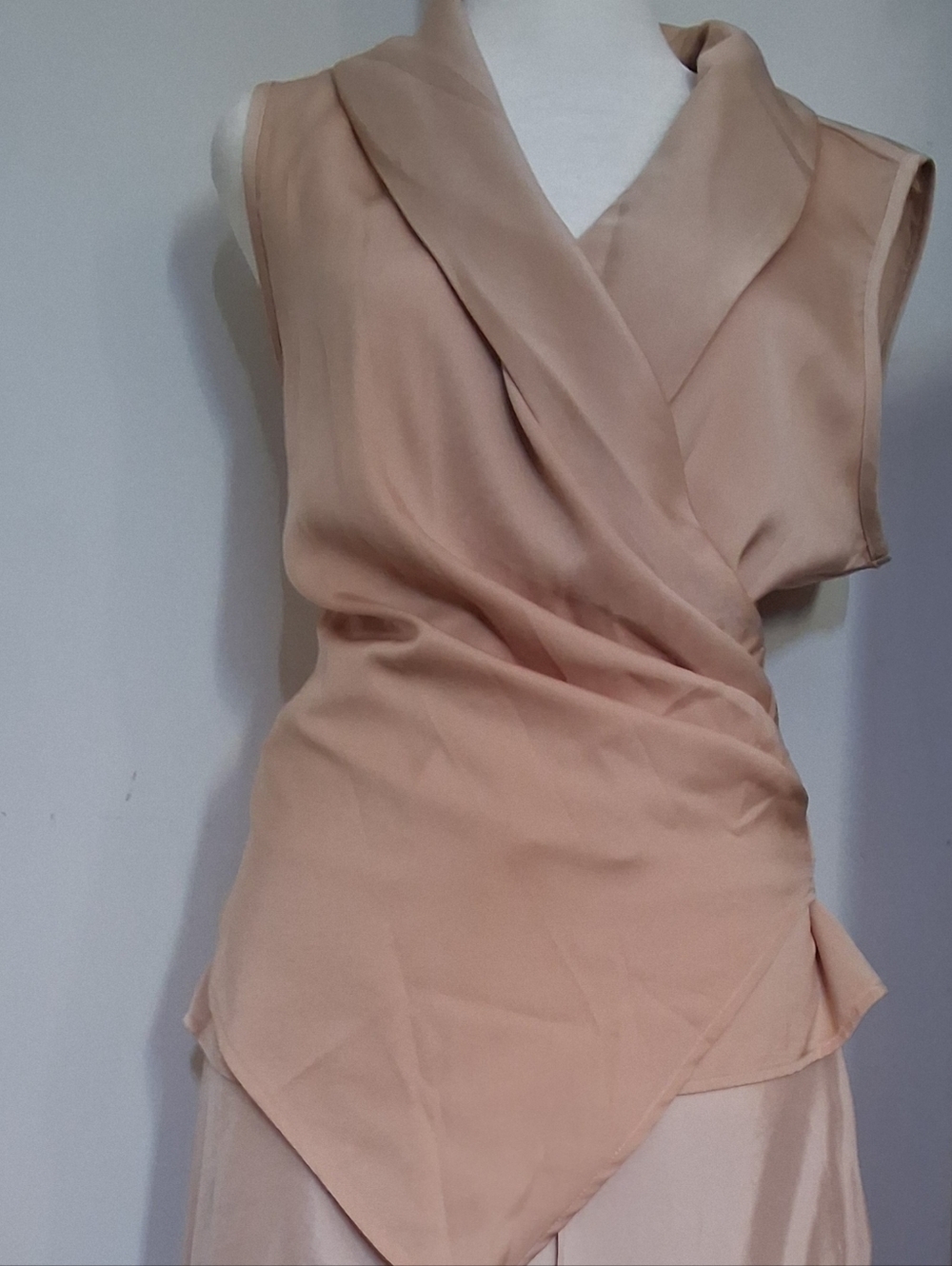 Avant French Romantic Silky Spring Set 18$ Blouse & Skirt H&M